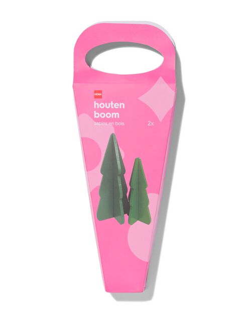 sapin de Noël en bois 2x