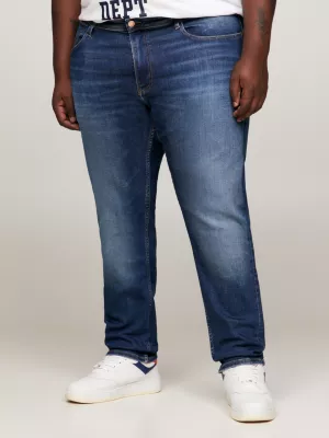 Além disso, calça jeans skinny desbotada Simon