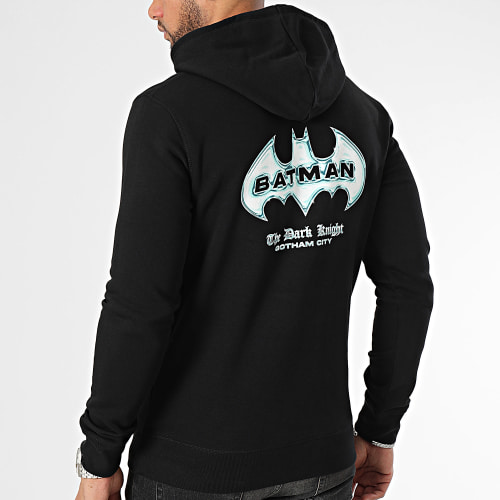 Sweat Capuche Batman Logo Noir