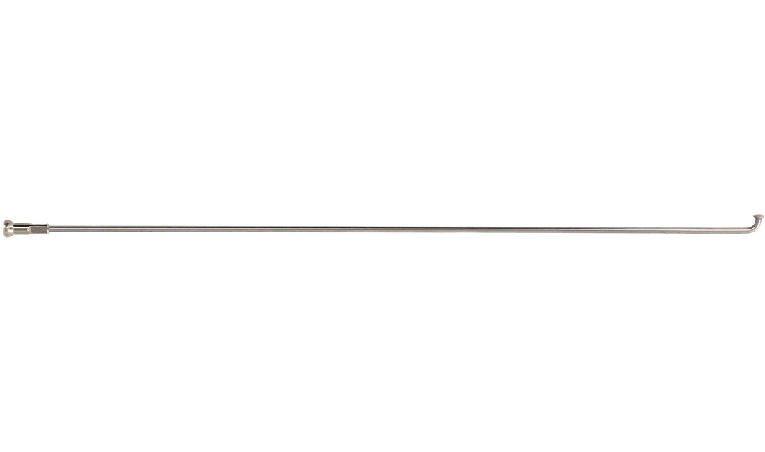 Eger 234mm lang 2mm tyk 14mm nippel sølv