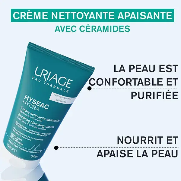 Creme de Limpeza Suavizante Uriage Hyséac 150ml