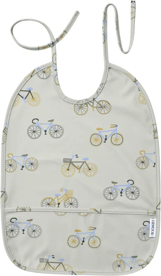 Liewood Lai bib Bicycle cloud blue