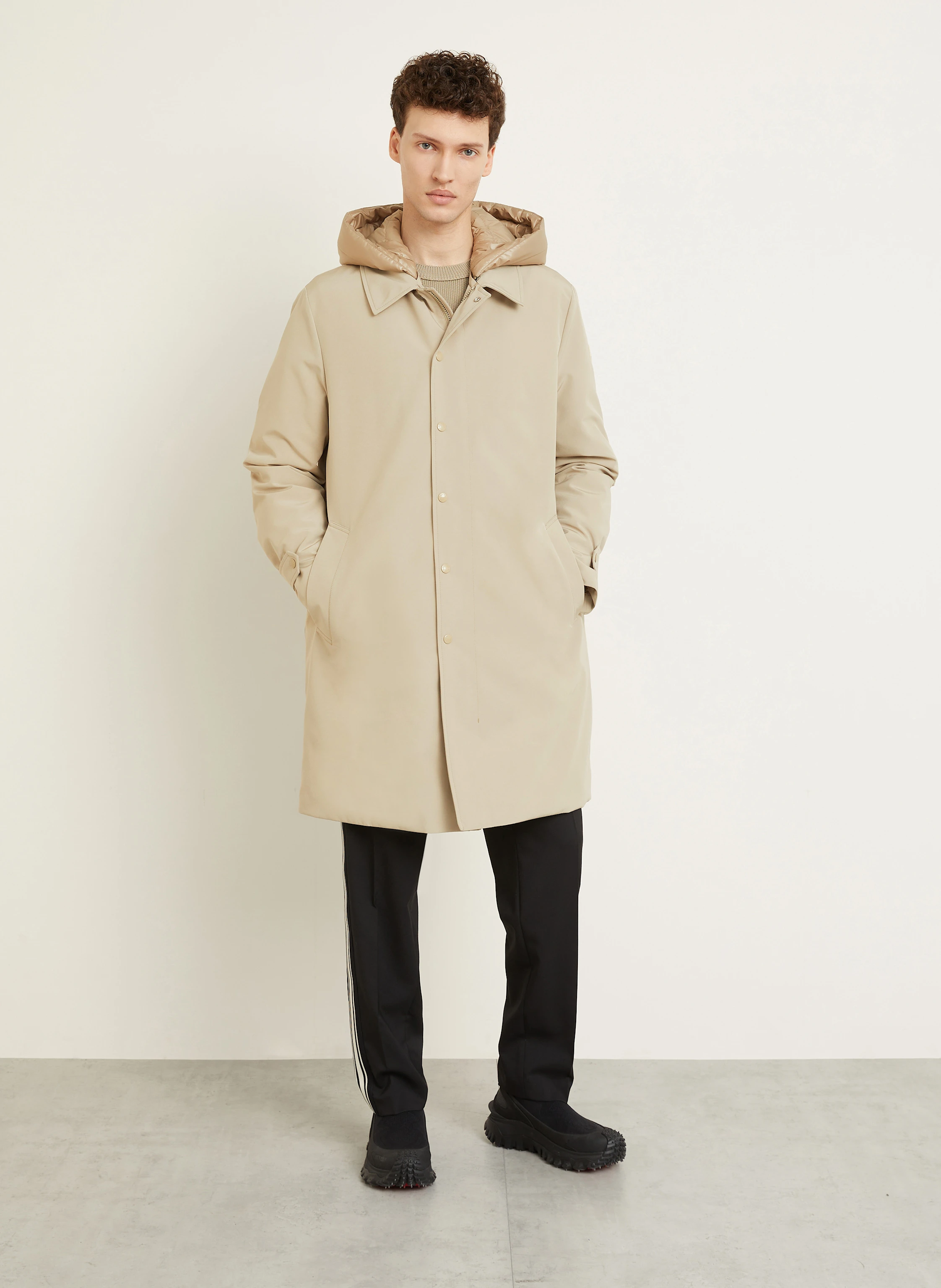 MONCLER Daunenmantel MIROIR mit abnehmbarer Kapuze
