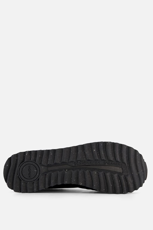 Woden Ronja Plateau Sneakers zwart Leer