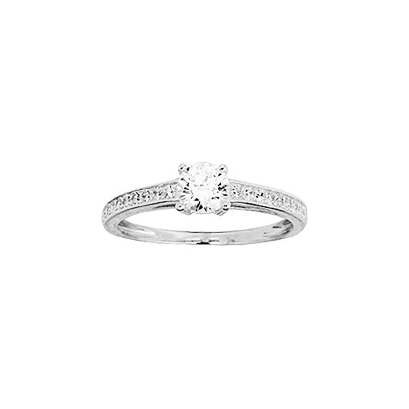 Bague Femme - Oxyde de zirconium - Or 9 Carats