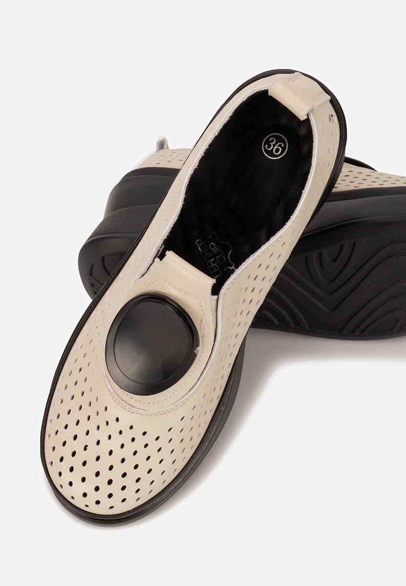 Chaussures casual à plateforme beige Aleksa
