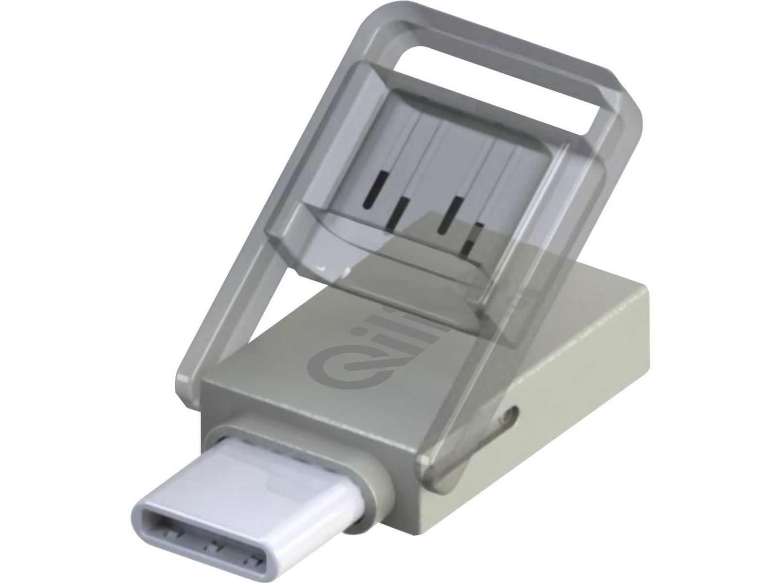 MEMÓRIA USB QILIVE A309589 TYPE-C CINZA 3.2 64GB