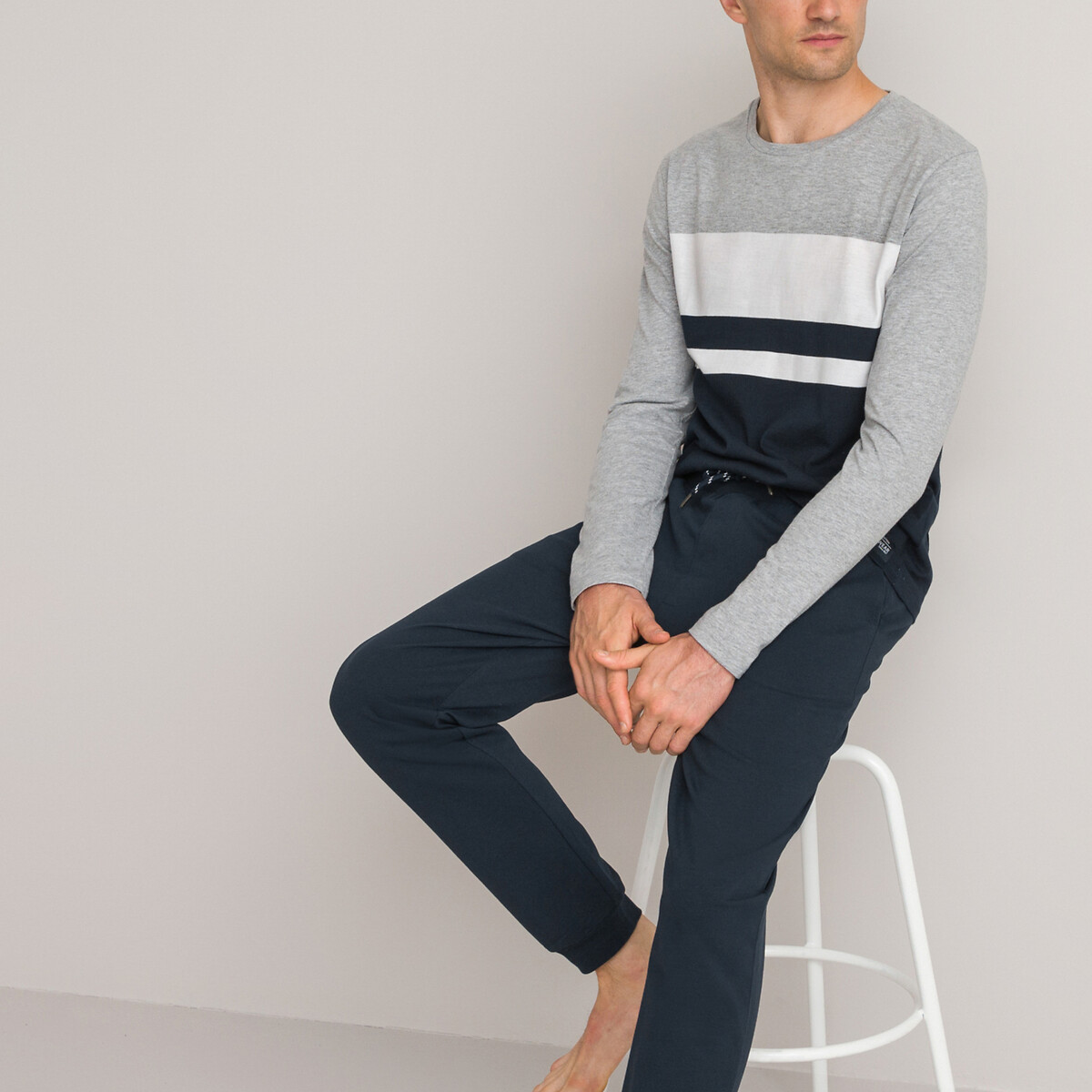 COLEÇÕES LA REDOUTE<br>Pijamas com blocos de cor