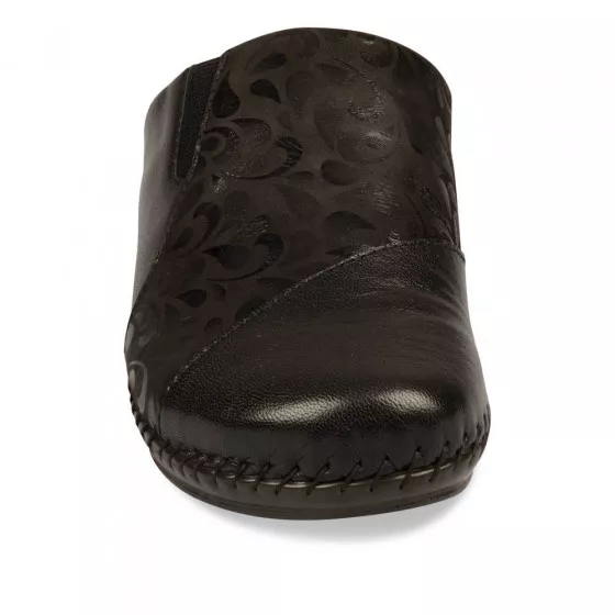 Mules NOIR NEOSOFT RELAX CUIR