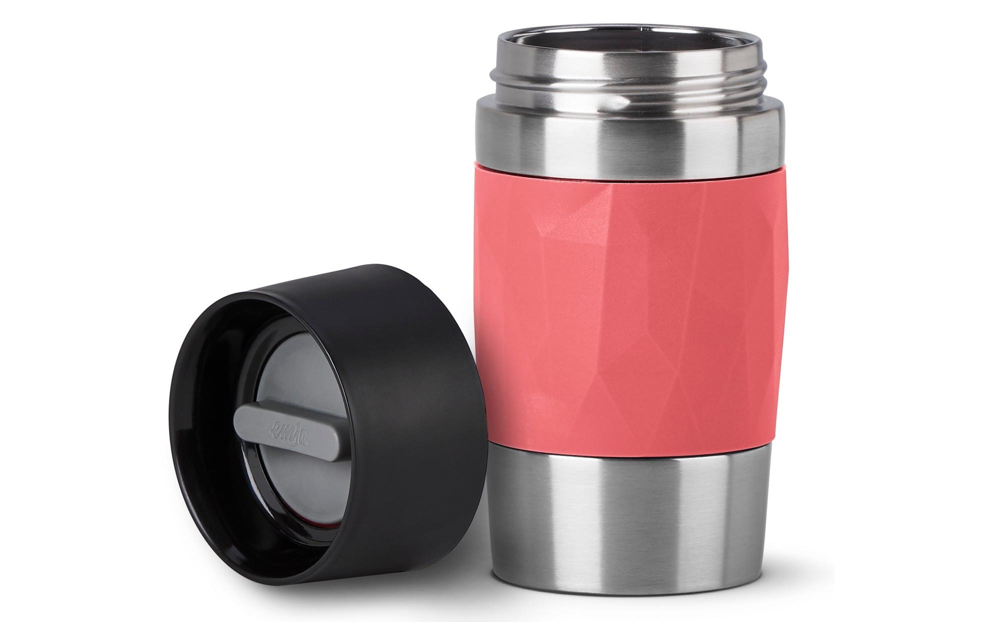Thermobecher Compact 300 ml, RotReisebecher, Rot