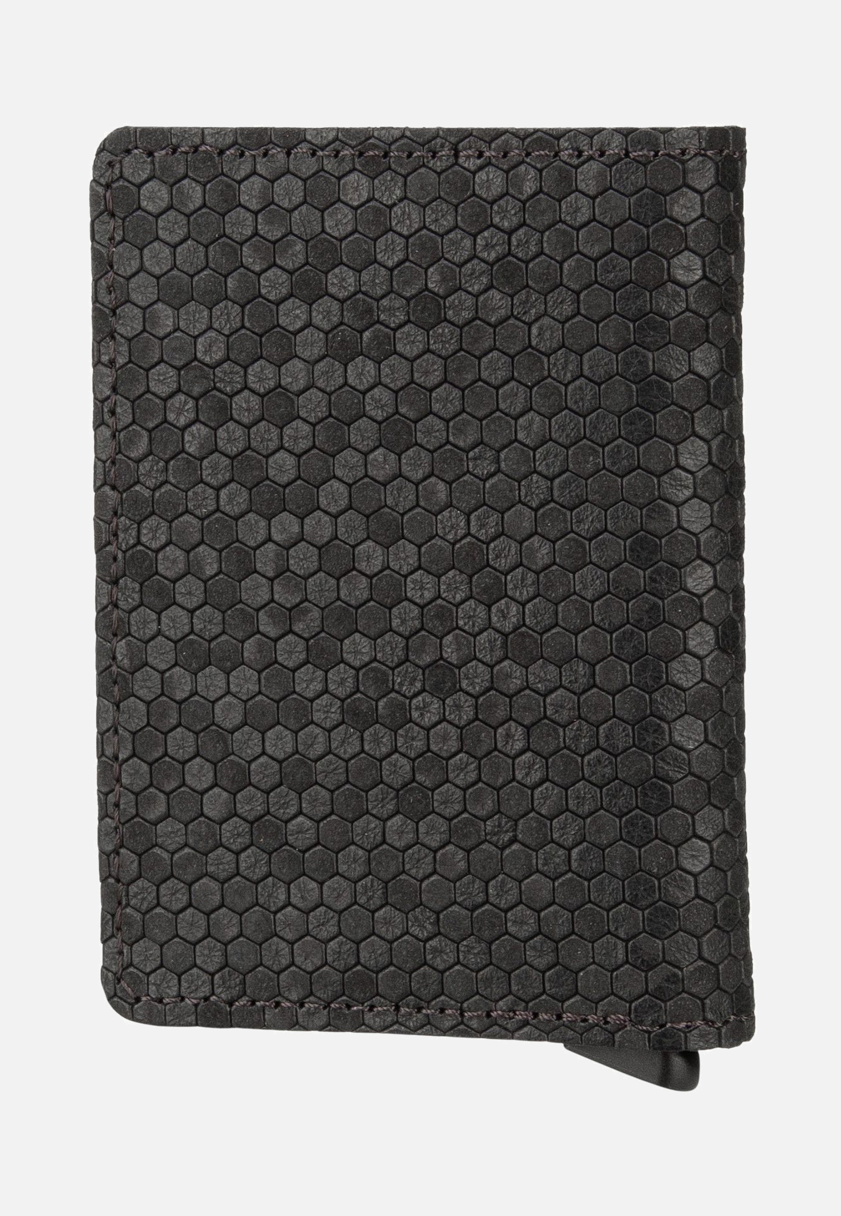 Slimwallet Hexagon Black - Portemonnaie