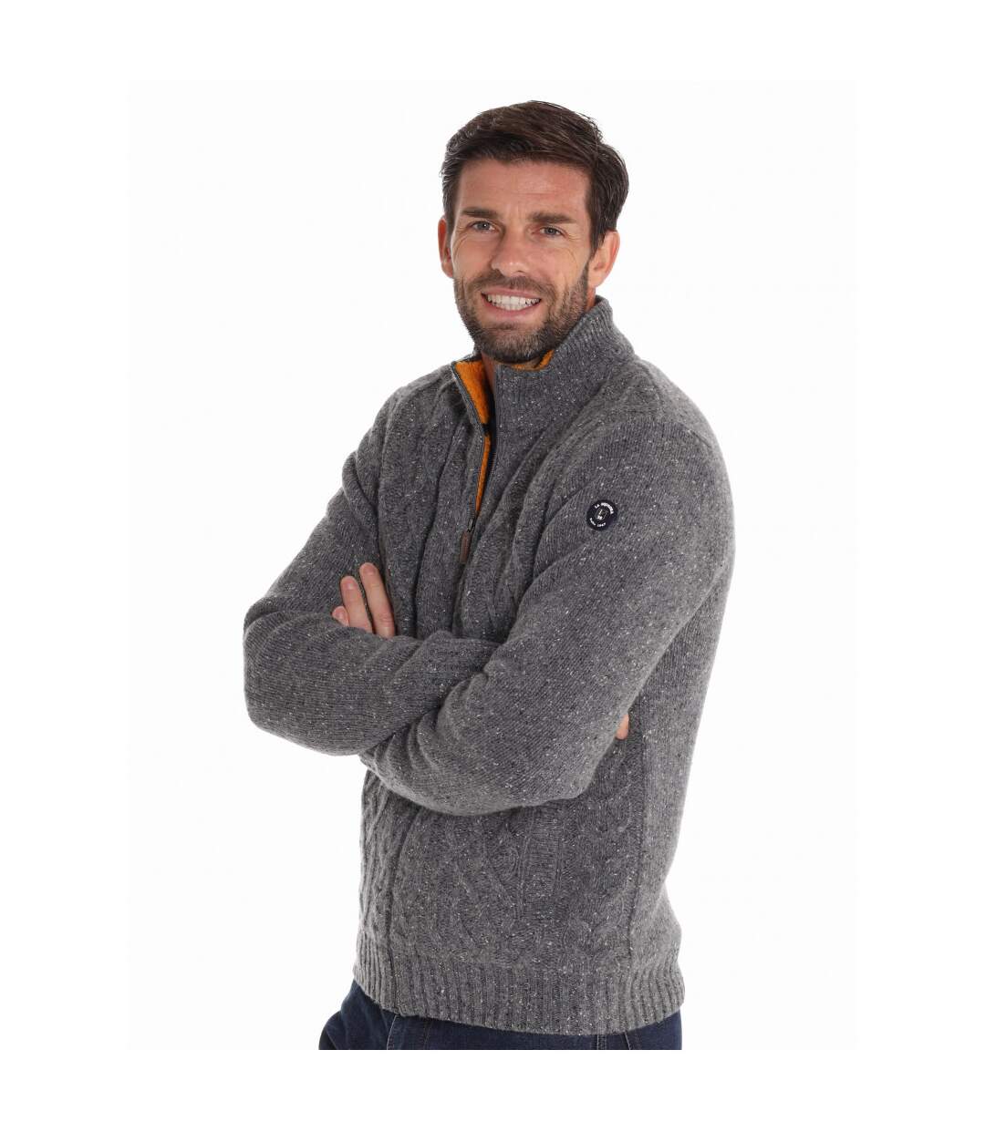 Blouson maille doublé confort