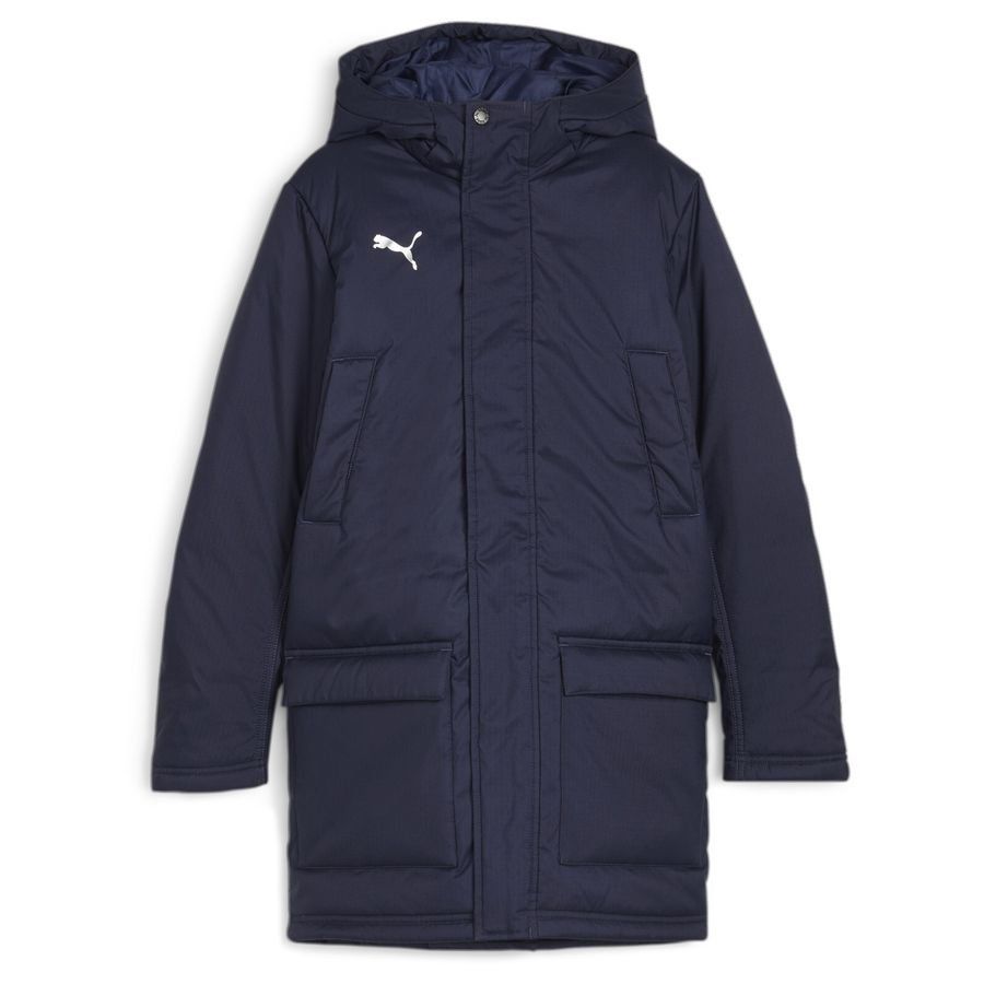PUMA Manteau d'Hiver teamFINAL - Bleu Marine/Argenté Enfant