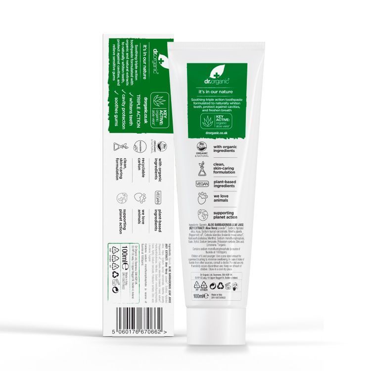 Dr. Organic Aloe Vera Tannkrem