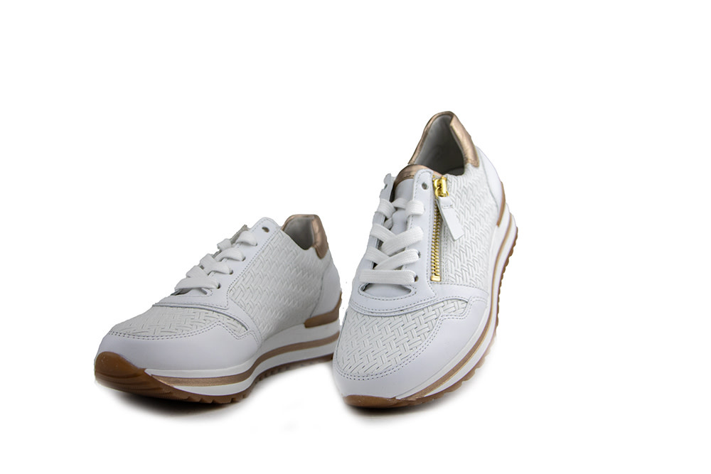 Gabor Sneaker Twist Weiss Platino