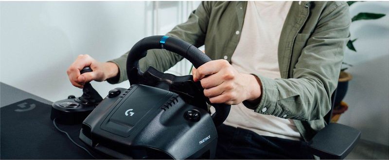 Logitech - G923 SE - Racing Wheel - Zwart - Met Shifter Combo - PC PS5 PS4