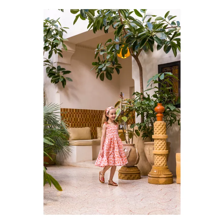 Pom d'Api Sandales Plagette Antik | Or rose