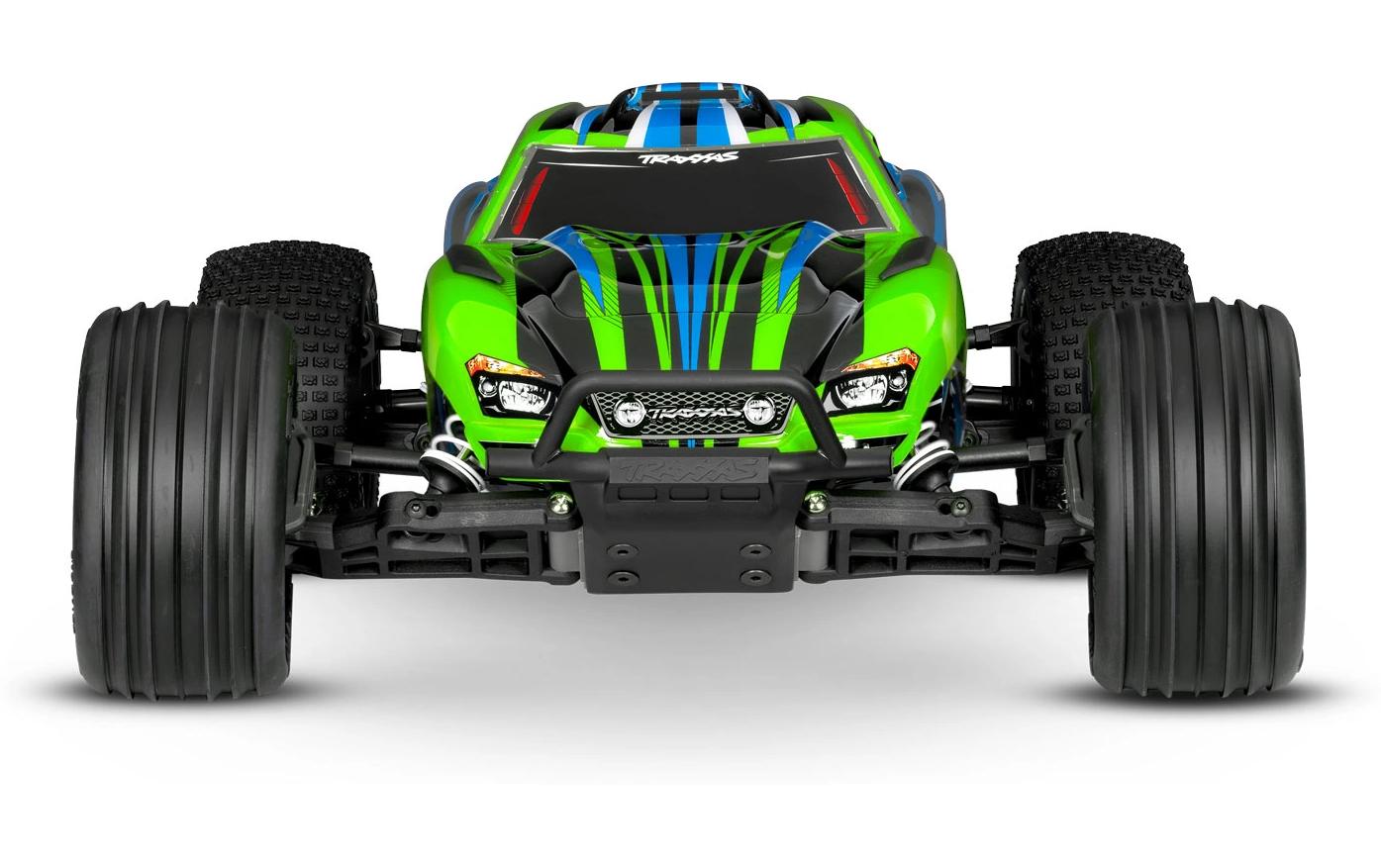 Stadium Truck Rustler HD 2WD Grün, RTR, 1:10<br>2WD-Heckantrieb Truck mit Titan 12-Turn Brushed 550 Motor