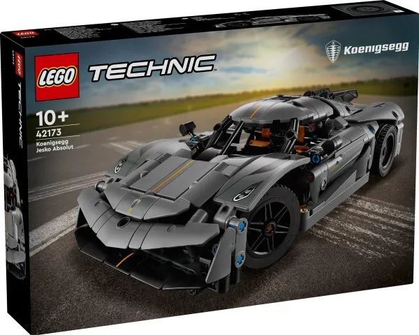 LEGO Technic 42173 Koenigsegg Jesko Absolut-hyperbil – grå