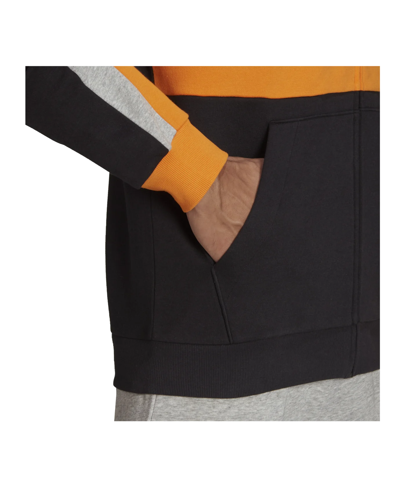 adidas Essentials Colorblock Kapuzenjacke Orange