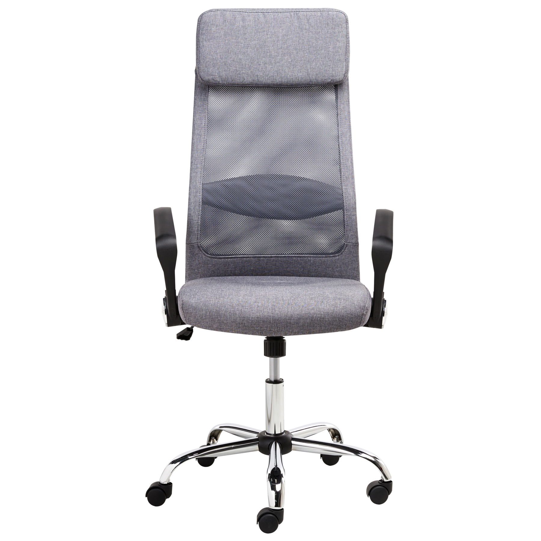 Beliani - PIONEER - Bureaustoel - Donkergrijs - Polyester