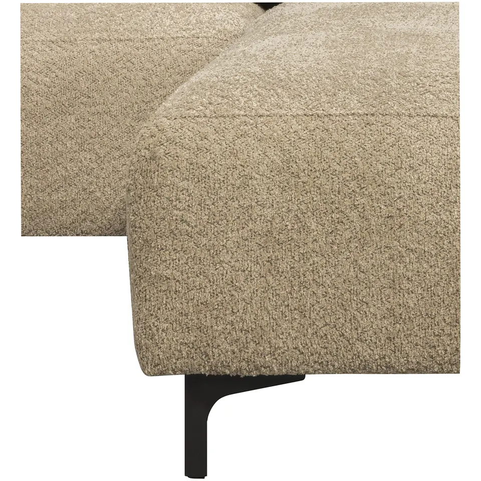 Bank Elsa met chaise longue rechts - taupe