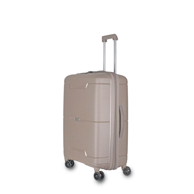 Lot de 3 valises extensibles Haree 55, 67 et 76.5 cm Champagne