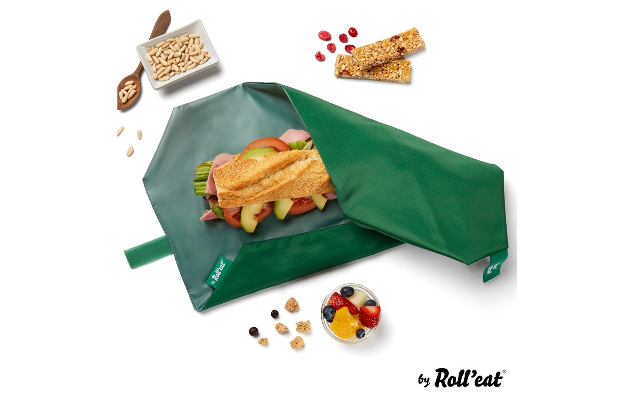Lunchbeutel BocnRoll Active DunkelgrünDunkelgrüner Lunchsack