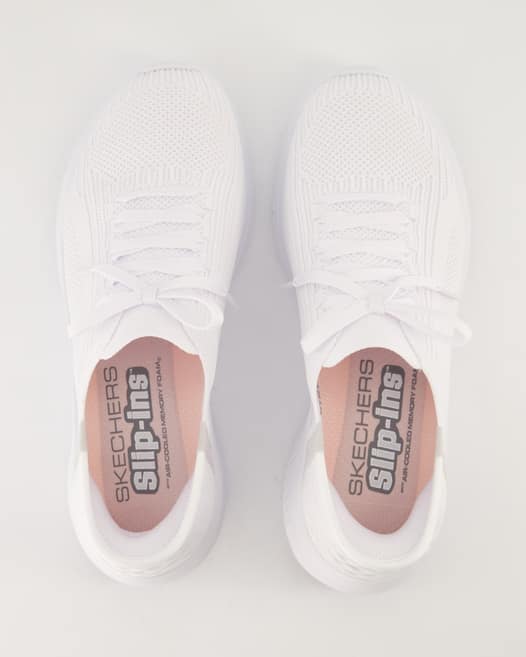 Skechers Ultra Flex 3.0 - Brilliant Pat Slipper in Weiß