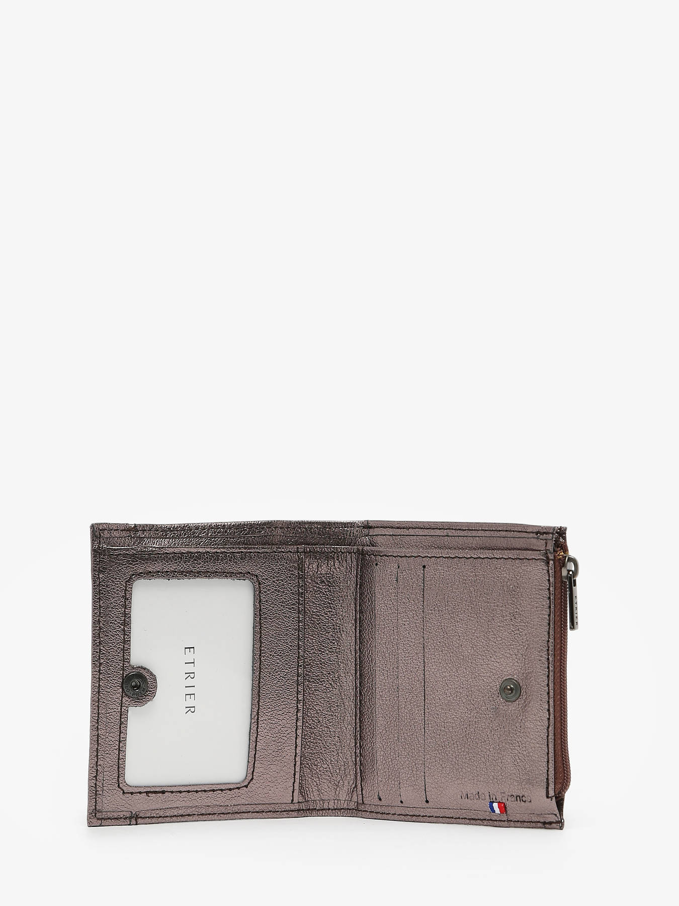 Porte-monnaie cuir Etincelle Irise ETRIER