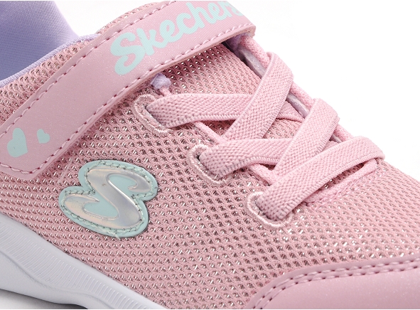 Skechers basses enfant 302885n rose