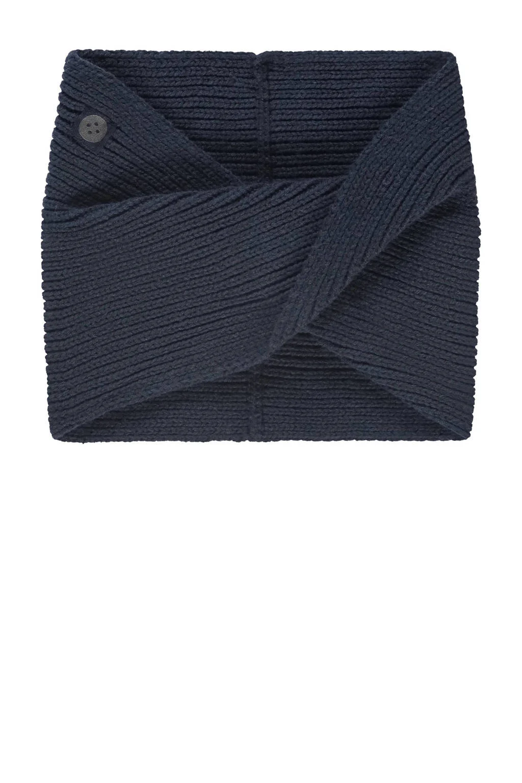 Stains&Stories gebreide colsjaal blauw
