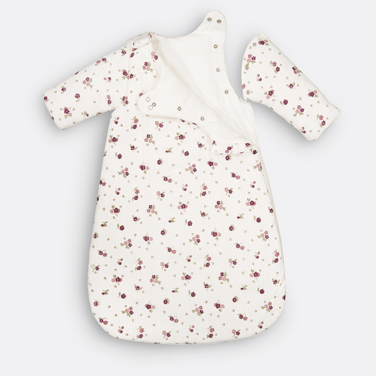 LA REDOUTE INTERIEURS<br>Saco de dormir com mangas removíveis, ponto ajour, Blume