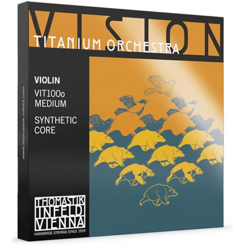Thomastik-Infeld VIT-100-O Vision Titanium medium vioolsnarenset 4/4 orchestra