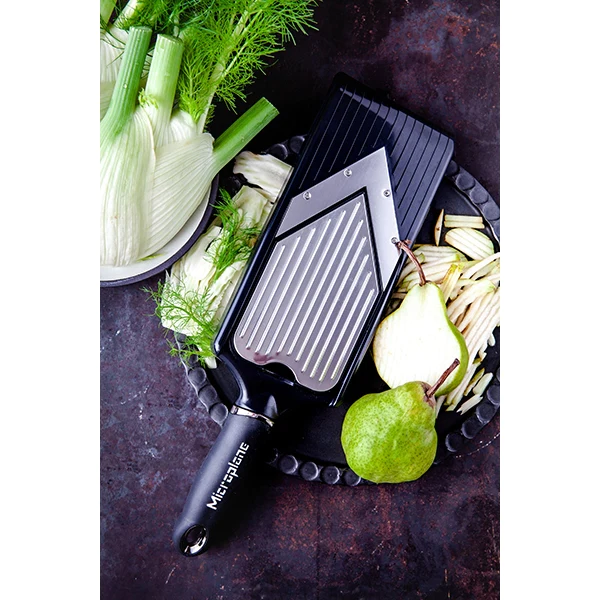 Mandoline en V réglable avec lame à julienne Microplane