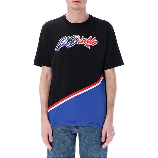 Fabio Quartararo - T-shirt El Diablo Noir / Bleu / Rouge