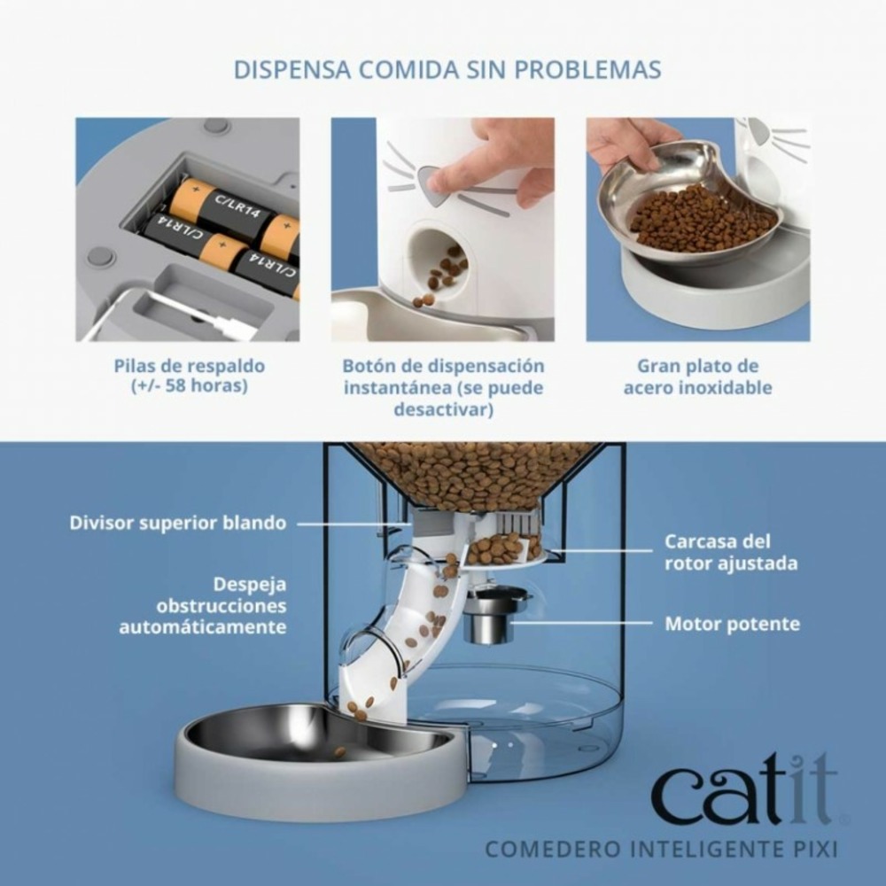 Catit pixi - smart feeder automatique pour chats, contrôlé par une application