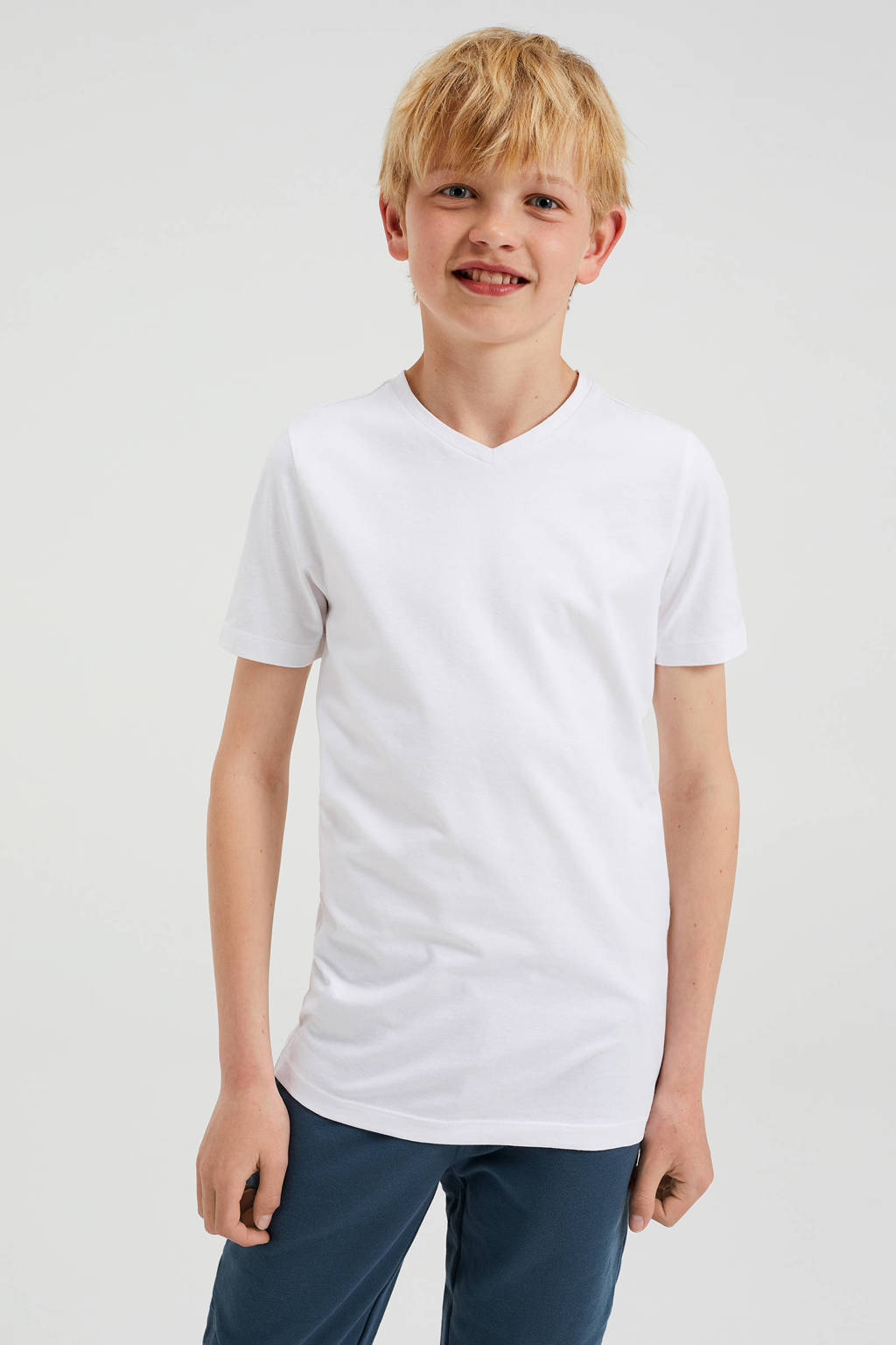WE Fashion basic T-shirt wit