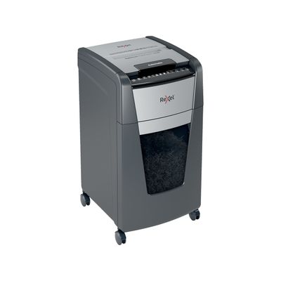 Rexel Optimum Auto+ 300M - destructeur de documents coupe croisée microparticules - 300 feuilles - Corbeille 60 litres