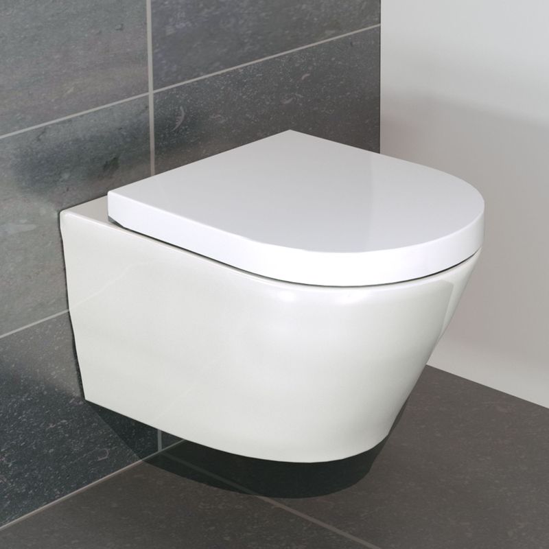 Luca Varess - Calibro - WC-bril - Glanzend Wit - Soft Close