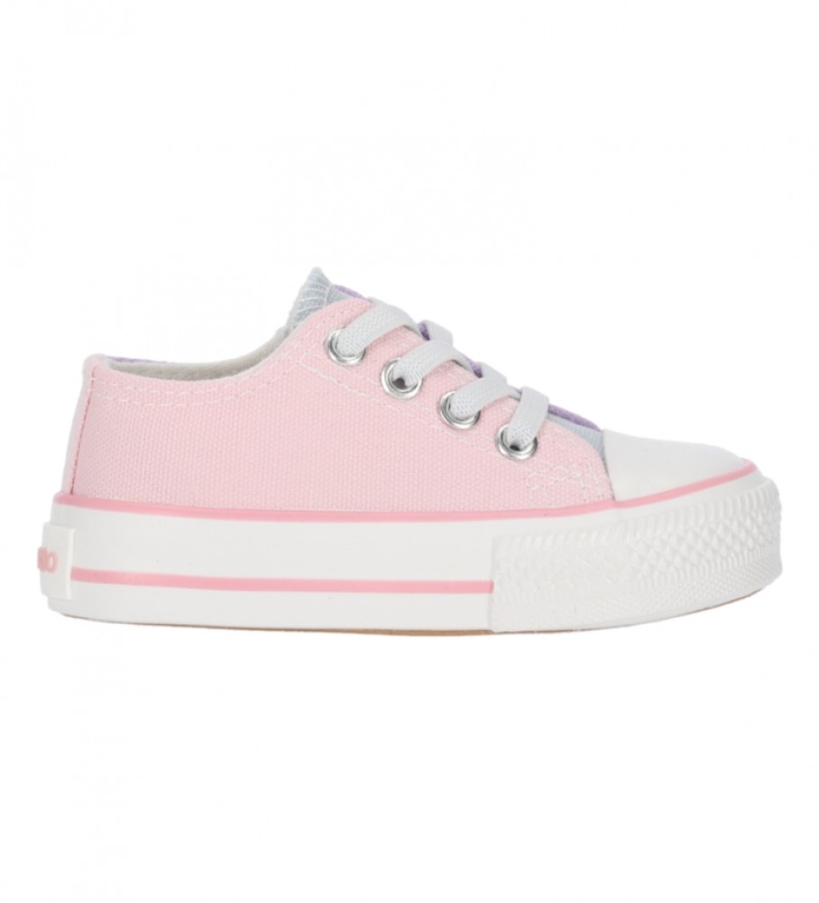 Tênis infantil Chika10 Lito, tamanho 28, rosa.