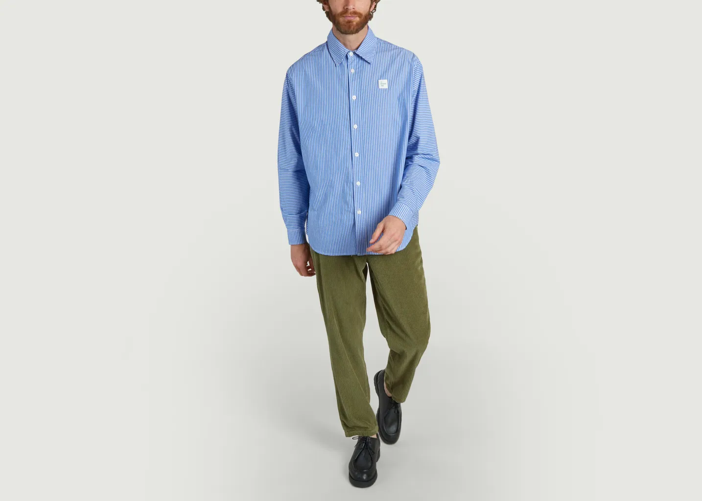 Chemise rayée coupe ample Zatybay American Vintage