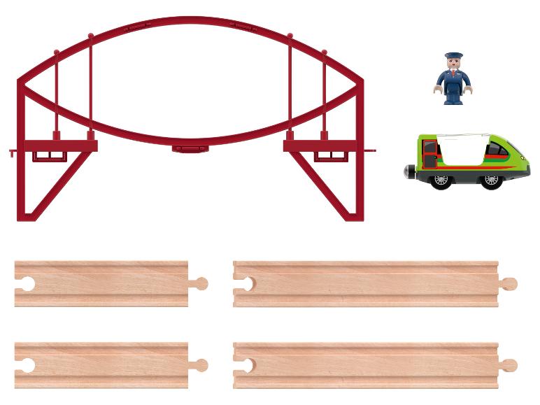 Houten treinset