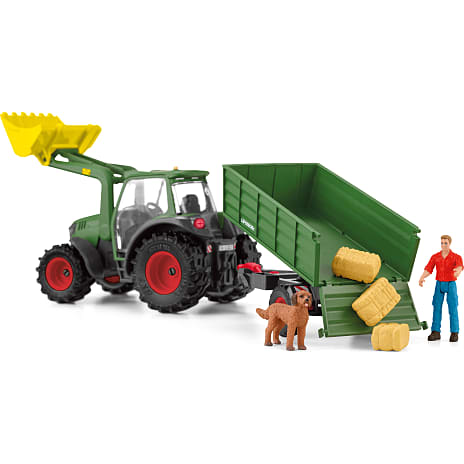 Schleich traktor med trailer 42608