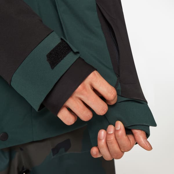 Veste de ski OAKLEY TNP TBT INSULATED JKT HUNTER GREEN BLACKOUT