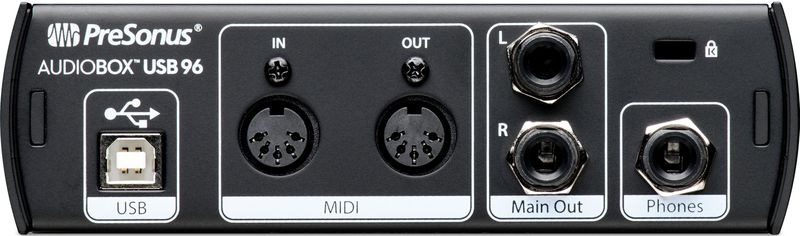 PreSonus - AudioBox - USB 96 -2x2 USB 2.0 recording interface 24-bit / 96 kHz