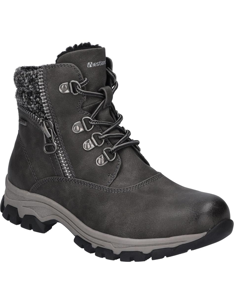 Stiefelette Chambery 03, grau-kombi