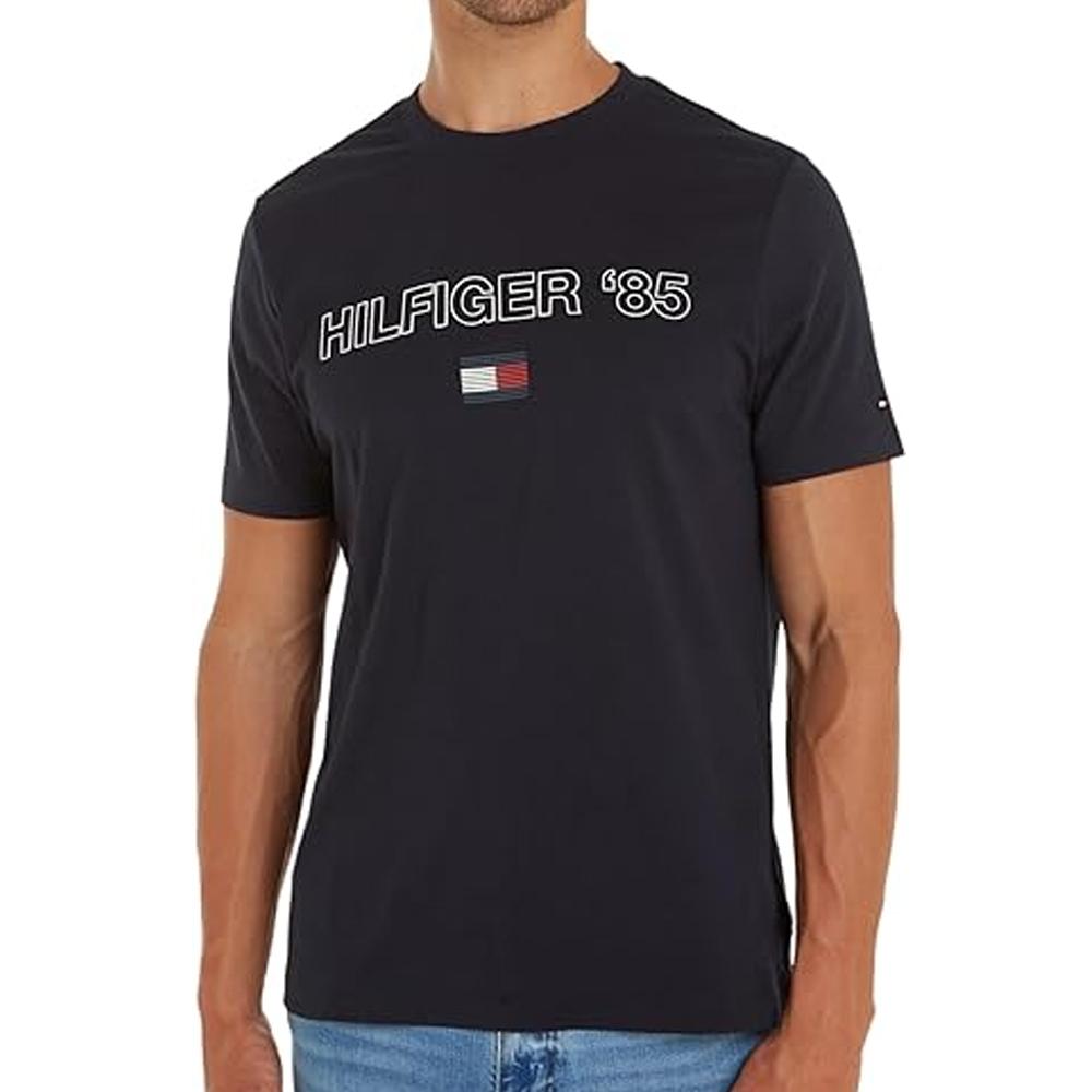 Tommy Hilfiger T-shirt Marine Homme Tommy Hilfiger MW0MW34427