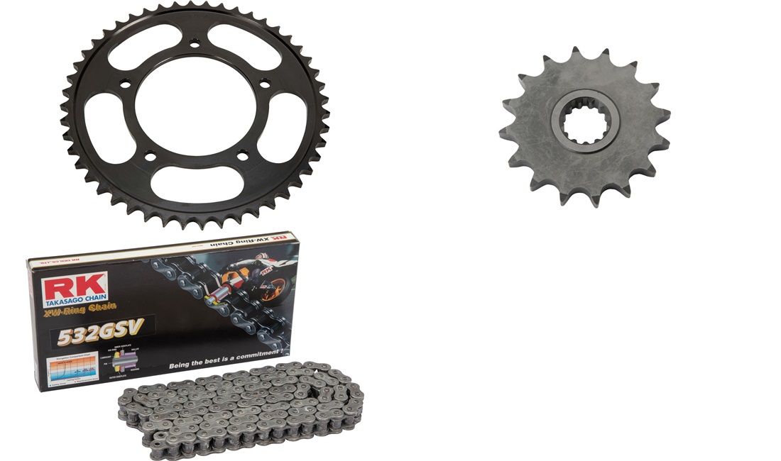 Kædekit RK 532GSV 16/48T, YZF R6 årg. 99-02