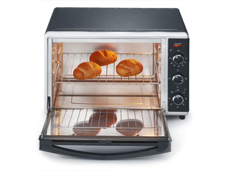 Severin Backofen TO 2058 42 l, Schwarz Toastofen mit Umluftfunktion